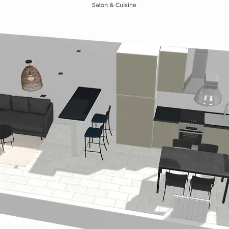 Apartment Valenstay - T2 Pro - Stade Du Hainaut Avec Jardin *