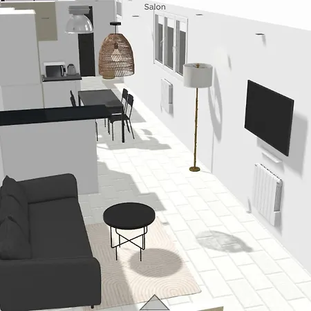 Valenstay - Stade Du Hainaut Avec Jardin Apartment *