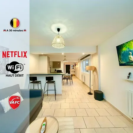 Valenstay - Stade Du Hainaut Avec Jardin Apartment *