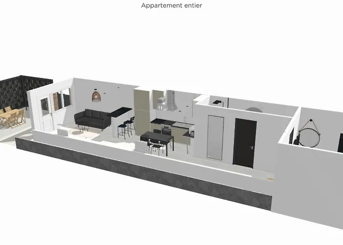 Valenstay - T2 Pro - Stade Du Hainaut Avec Jardin Apartamento
