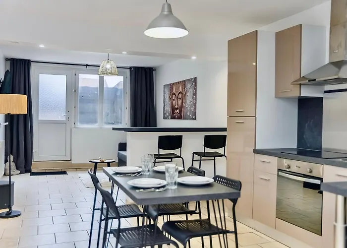 Valenstay - T2 Pro - Stade Du Hainaut Avec Jardin Apartamento *